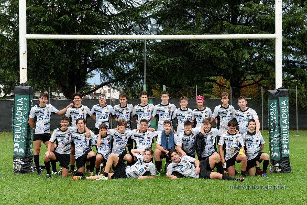 quadra Under 16 del Rugby Udine Union
