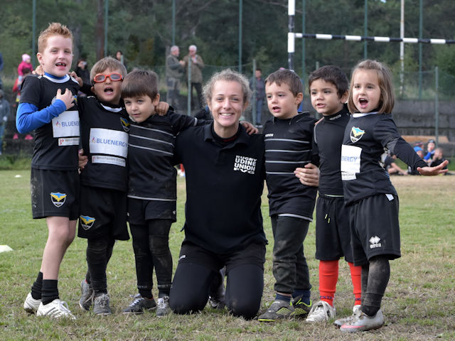 mini-rugby al concentramento di Prosecco