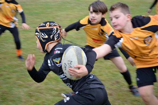 I nostri Mini Ruggers sul nuovo campo di Maniago